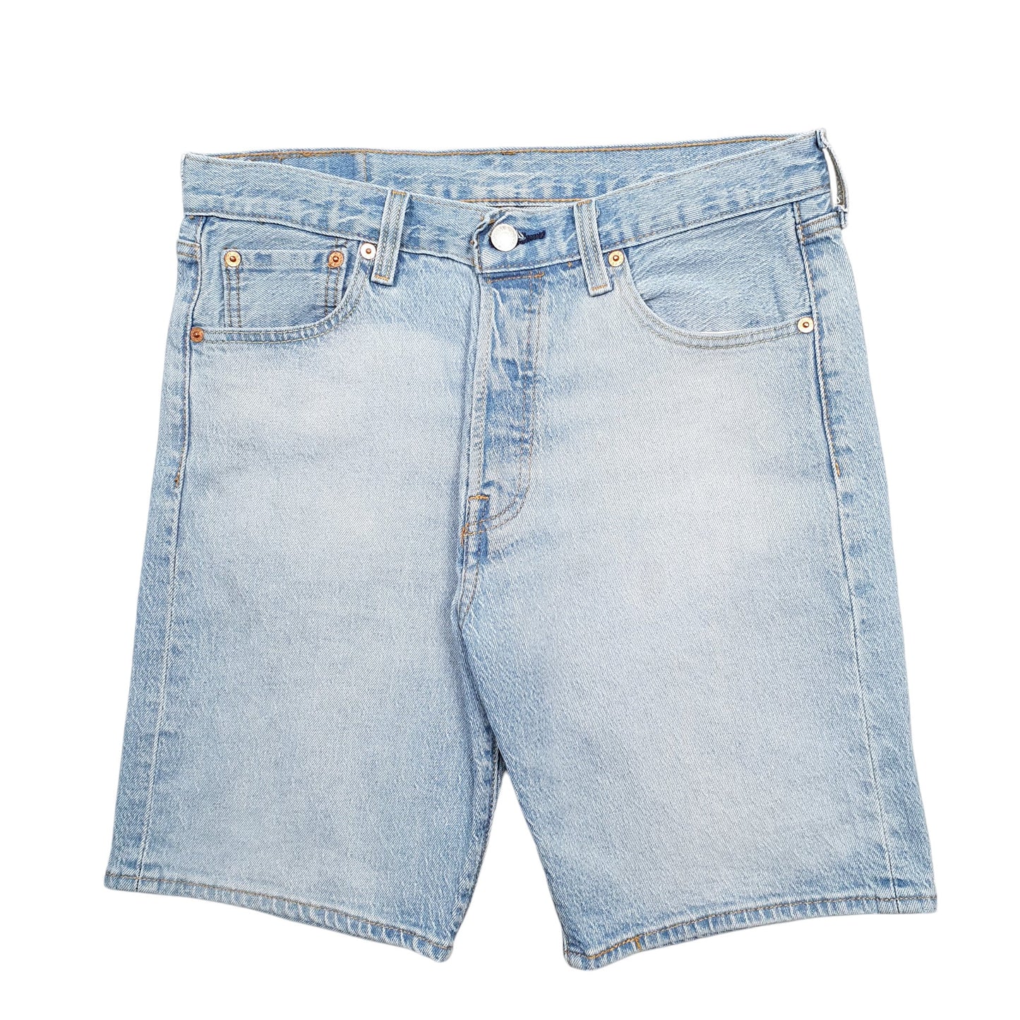 Mens Blue Levis 501 Denim Shorts