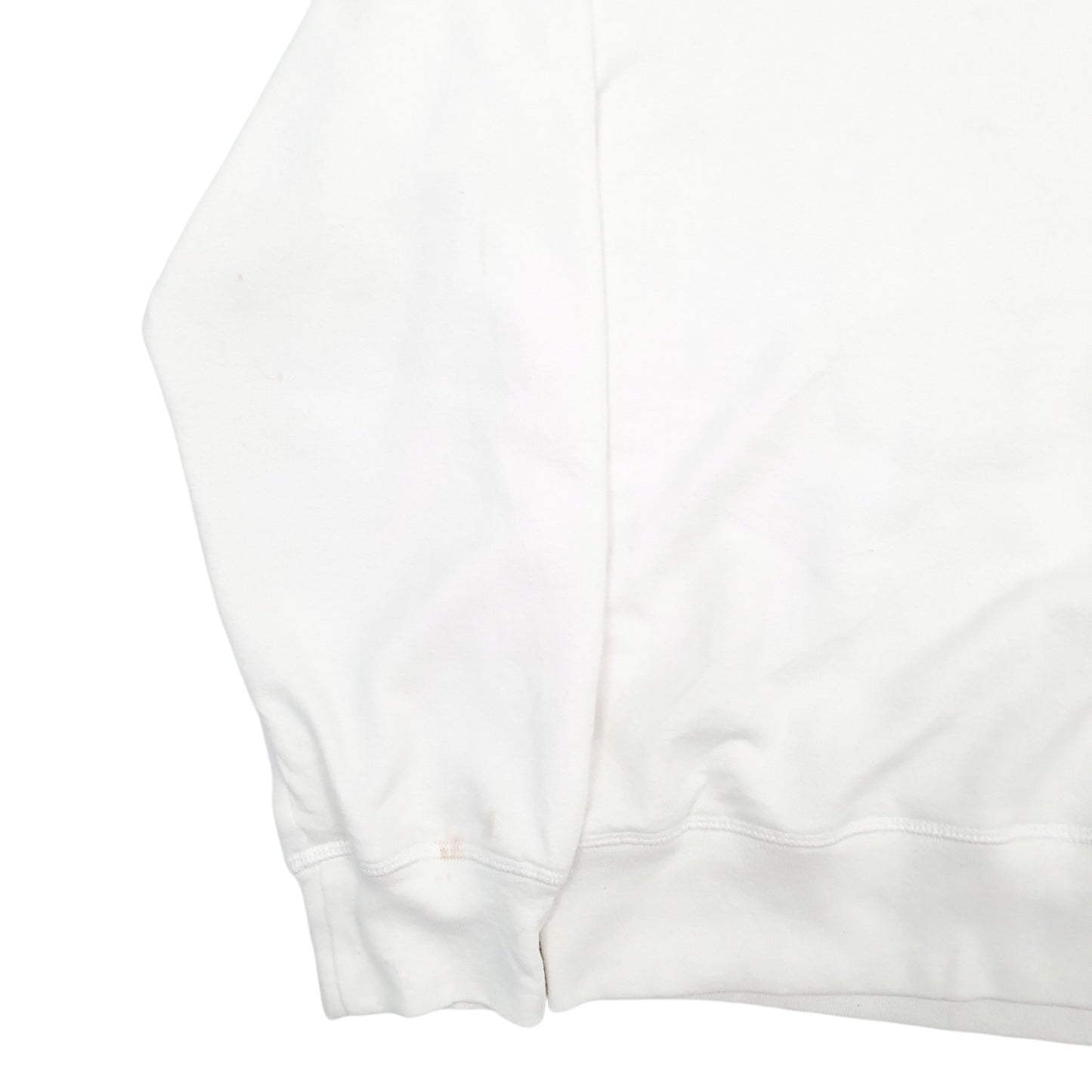 Mens White Levis Spellout Crewneck Jumper