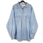 Mens Blue Levis Denim Jeans Vintage Red Tab Overshirt Shacket Long Sleeve Shirt