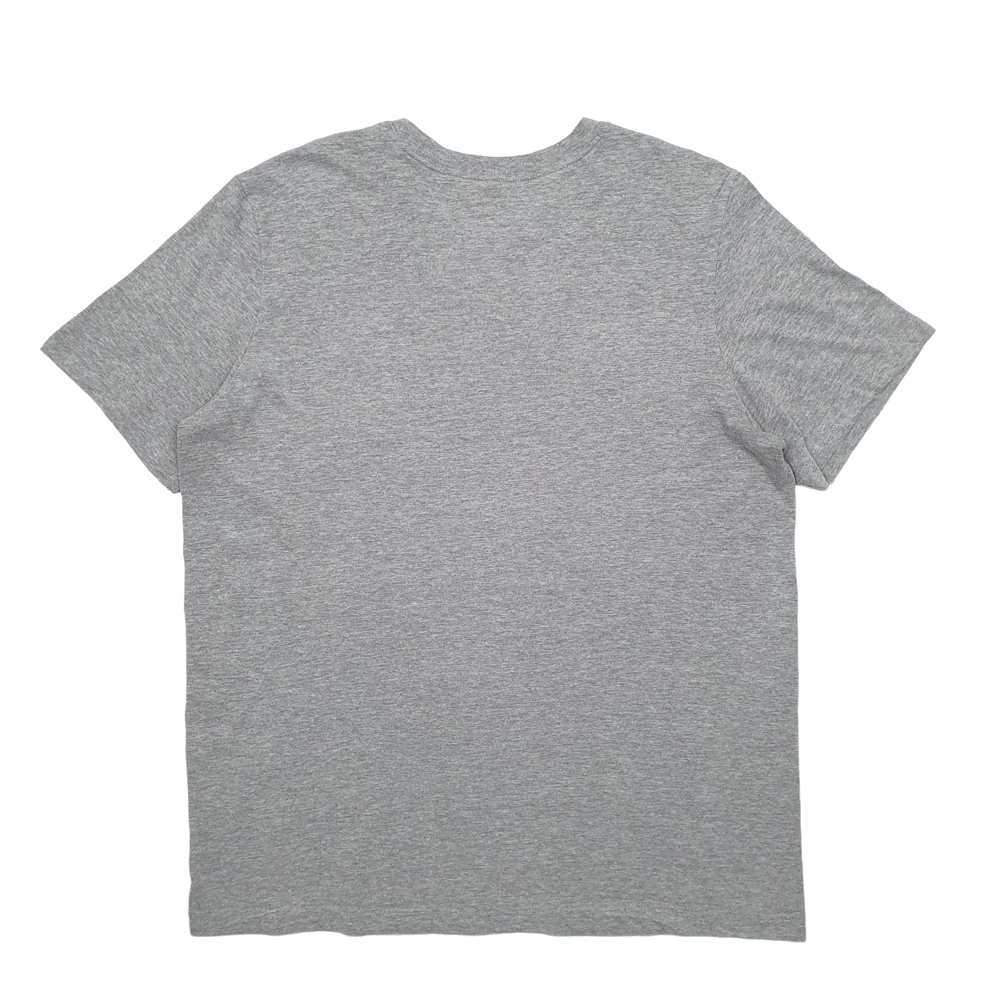 Mens Grey Nike Spellout Short Sleeve T Shirt