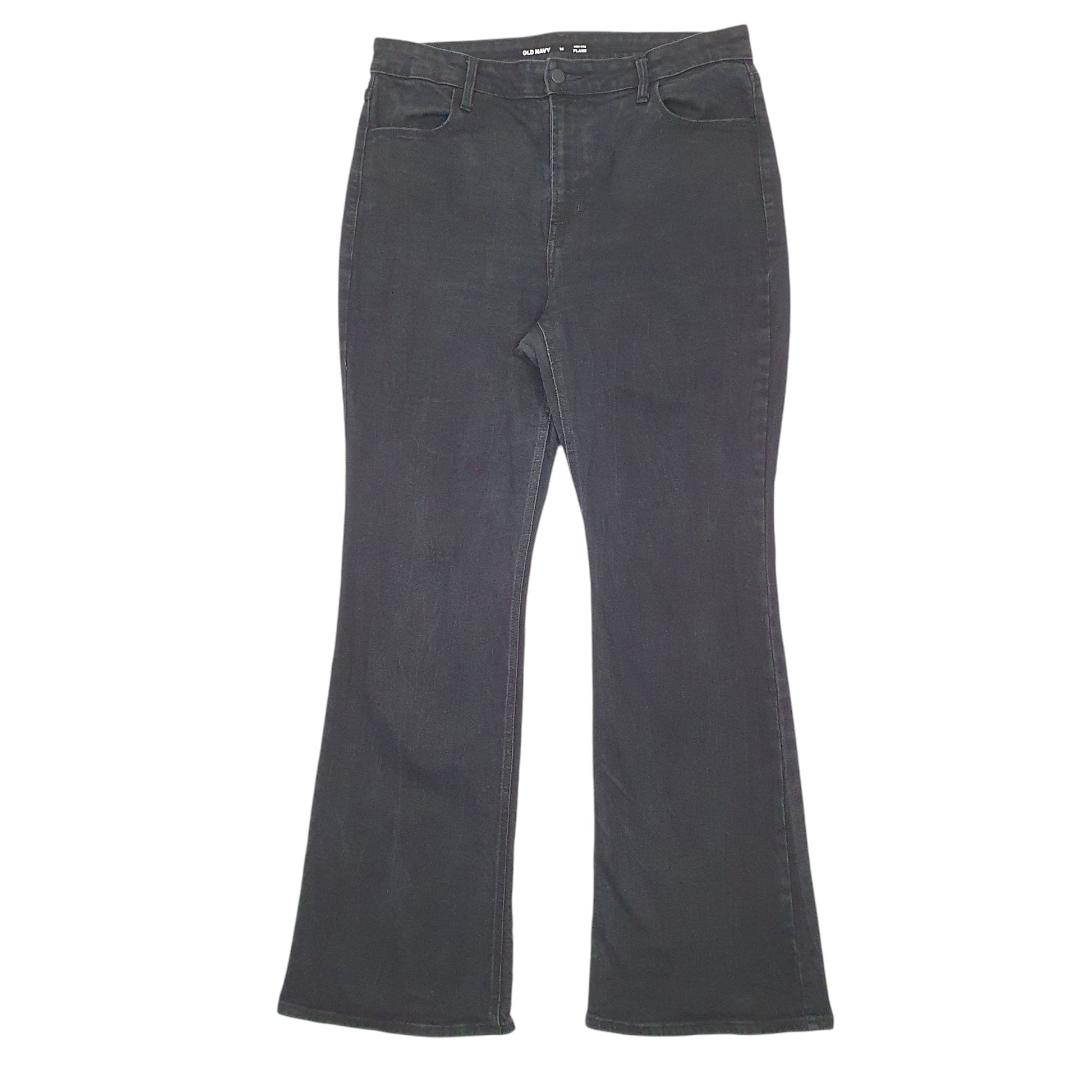 Womens Black Old navy Stretch Fit High Rise JeansW34 L32