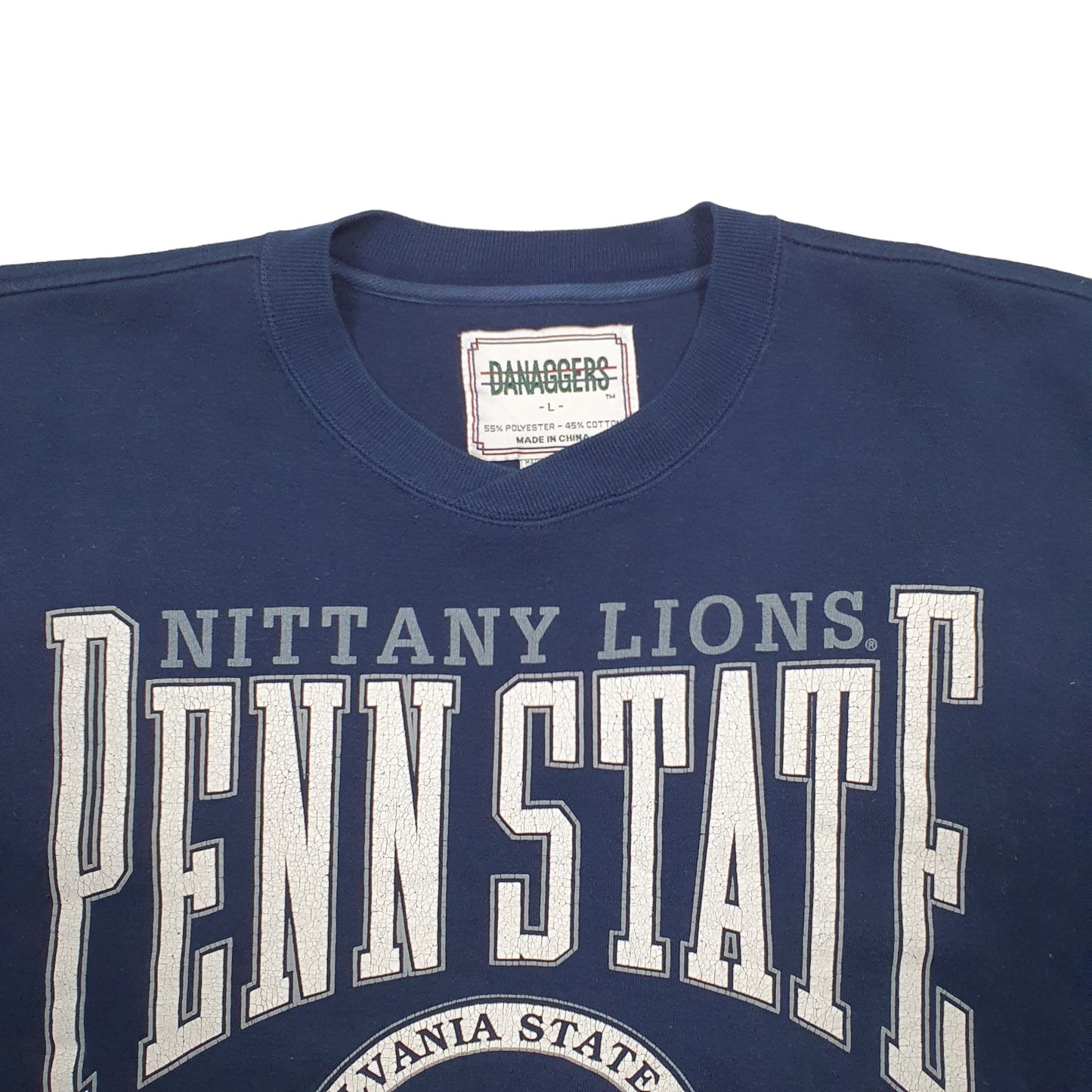 Mens Navy Danaggers Penn State Nittany Lions Pennsylvania University 1855 Crewneck Jumper