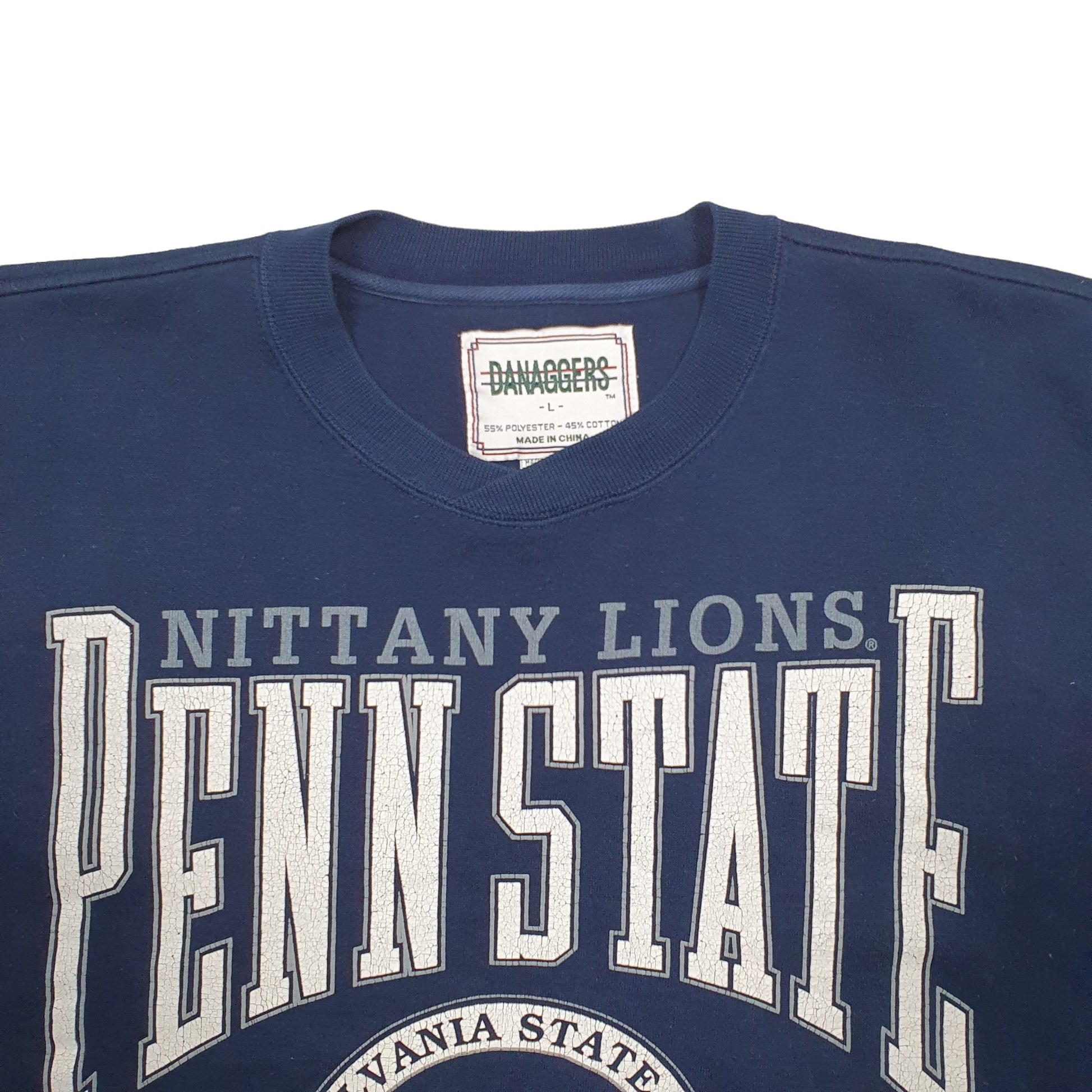 Mens Navy Danaggers Penn State Nittany Lions Pennsylvania University 1855 Crewneck Jumper