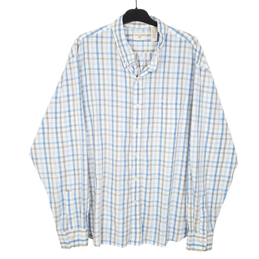 Mens White Dockers  Long Sleeve Shirt