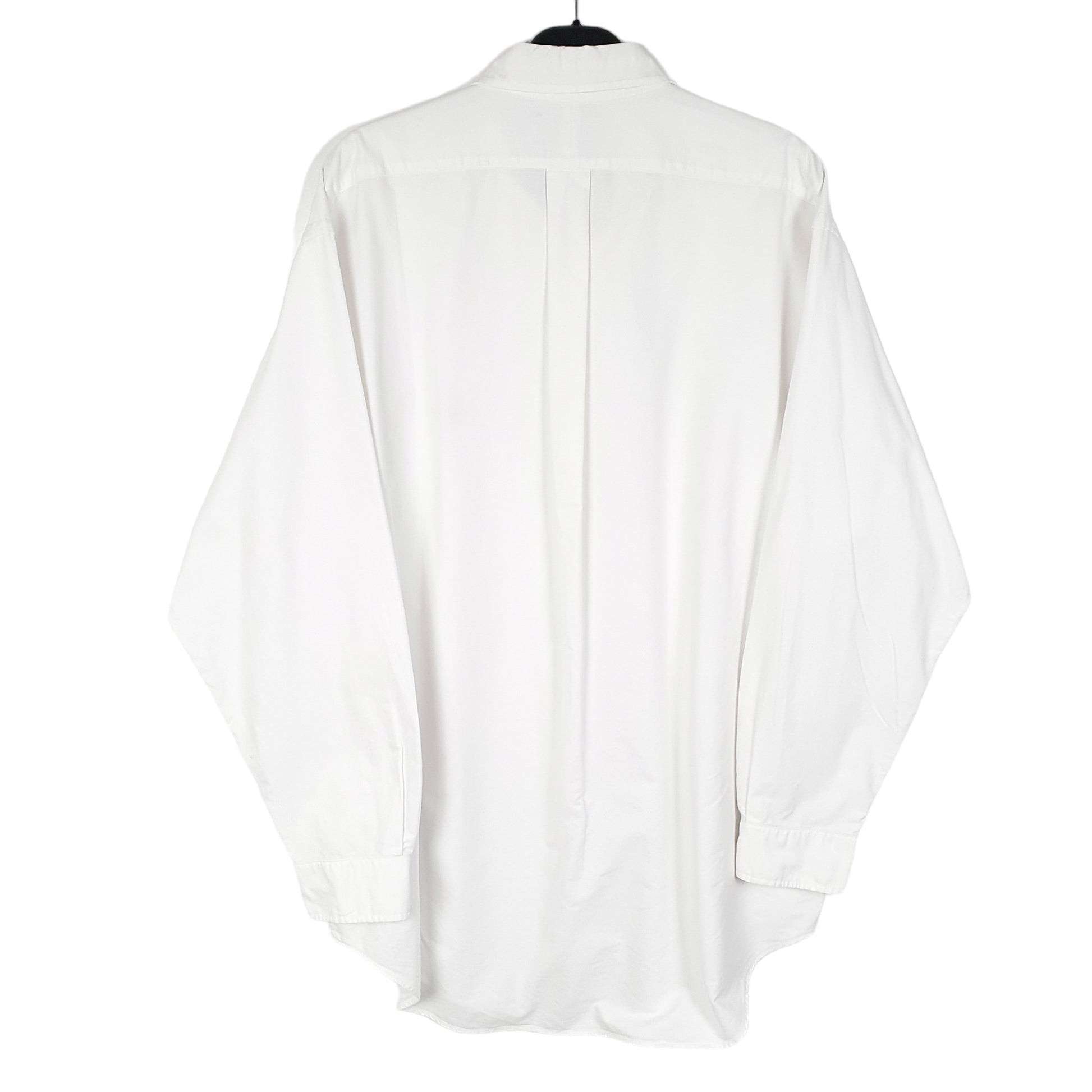 Mens White Ralph Lauren Oxford Long Sleeve Shirt