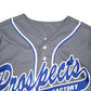Mens Grey AMD Baseball Jersey Prospects Hit Factory Made In USA Short Sleeve T Shirt