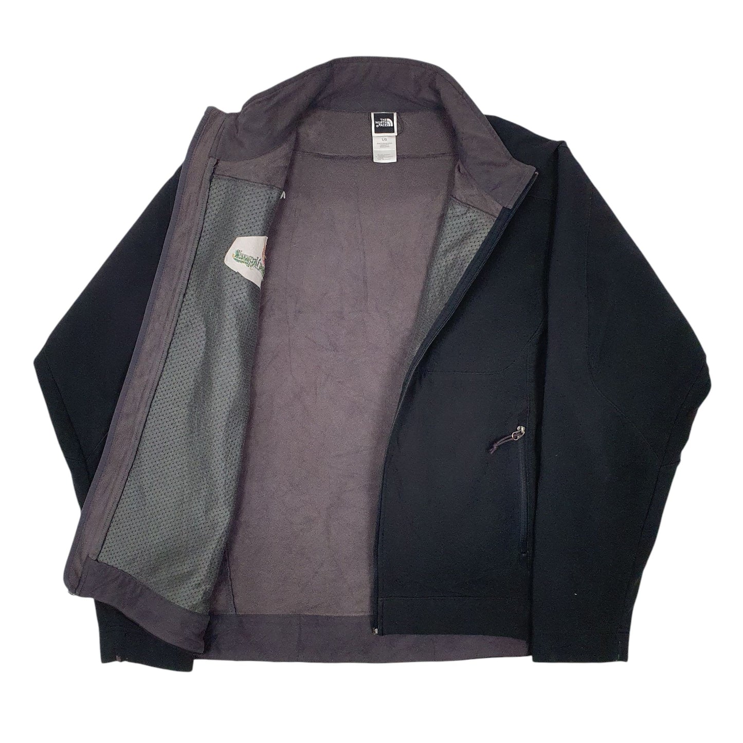 Mens Black The North Face Pilsner Urquell Apex  Coat