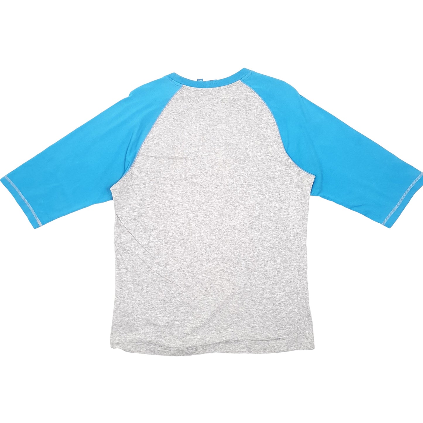 Mens Grey Adidas Baseball Style Short Sleeve T Shirt