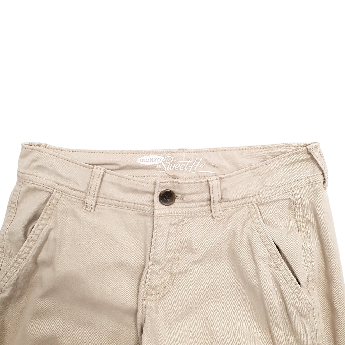 Womens Beige Old Navy Sweetheart Chino Trousers