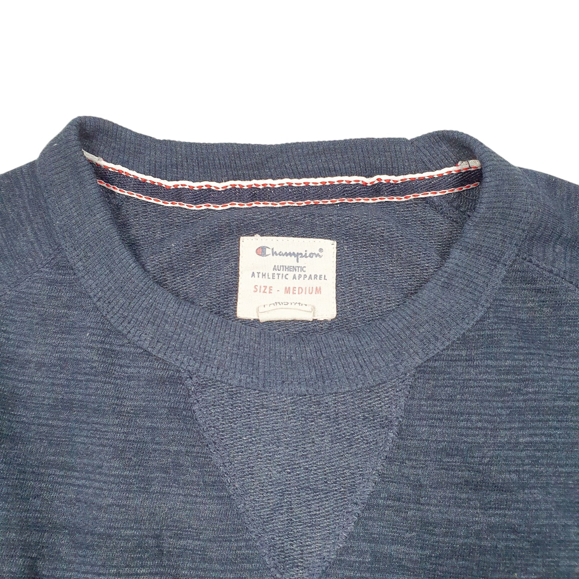 Mens Navy Champion Raglan Crewneck Jumper