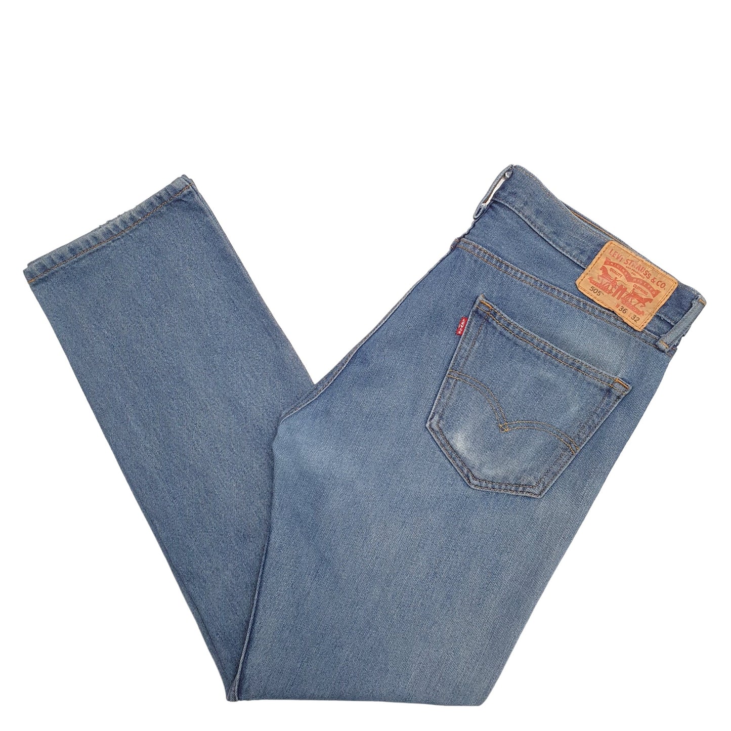 Mens Blue Levis  505 JeansW36 L32