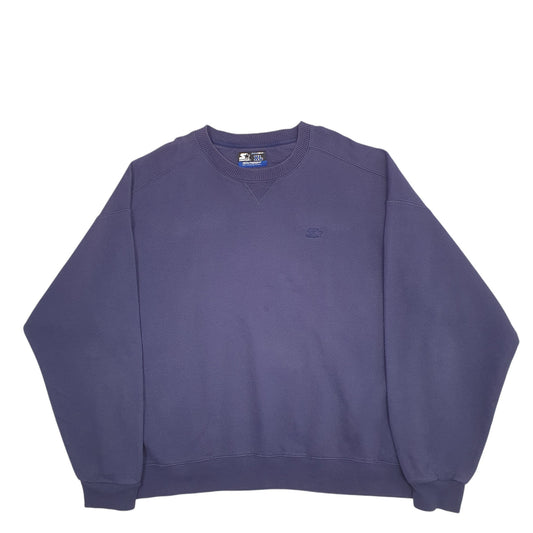 Mens Navy Starter  Crewneck Jumper