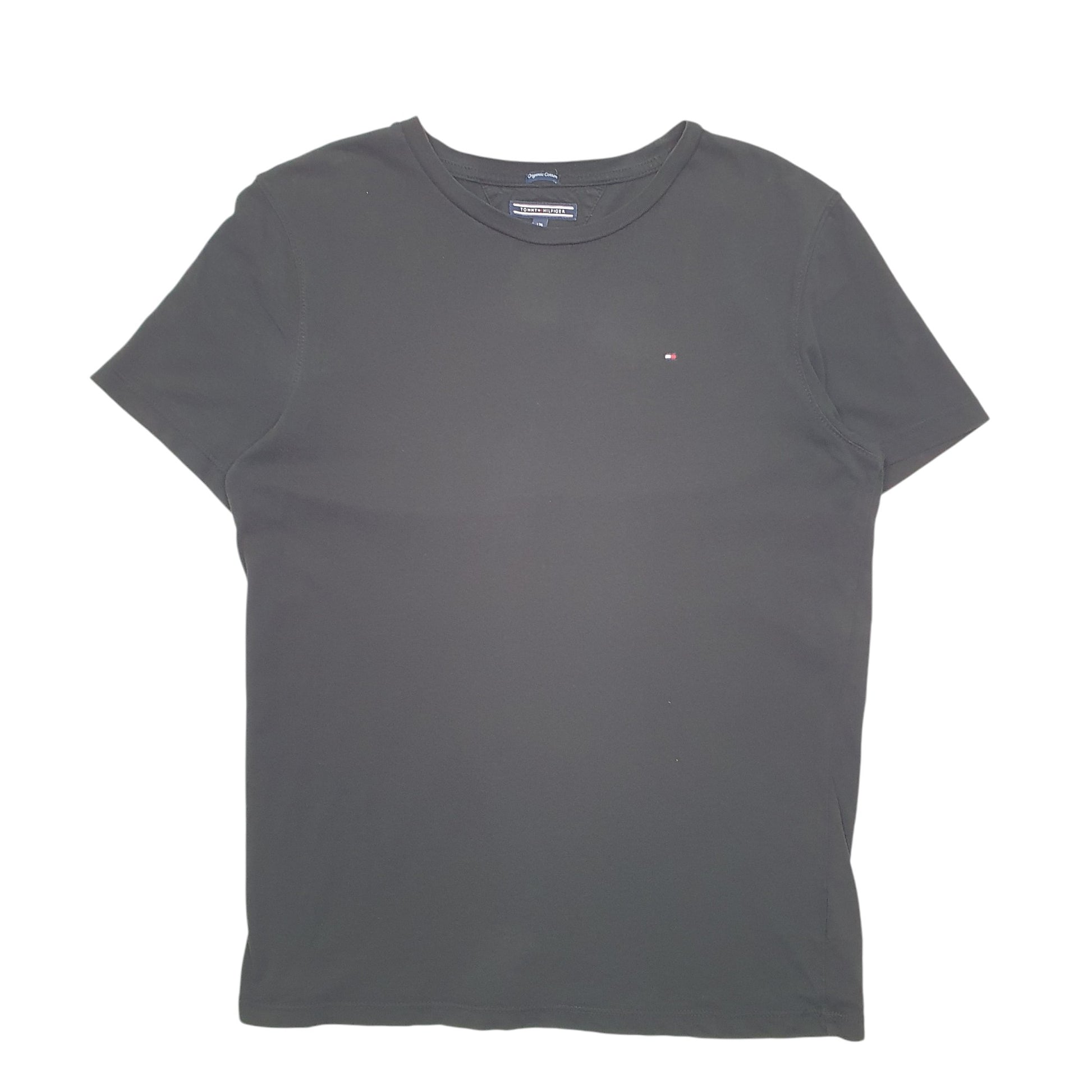 Mens Black Tommy Hilfiger  Short Sleeve T Shirt