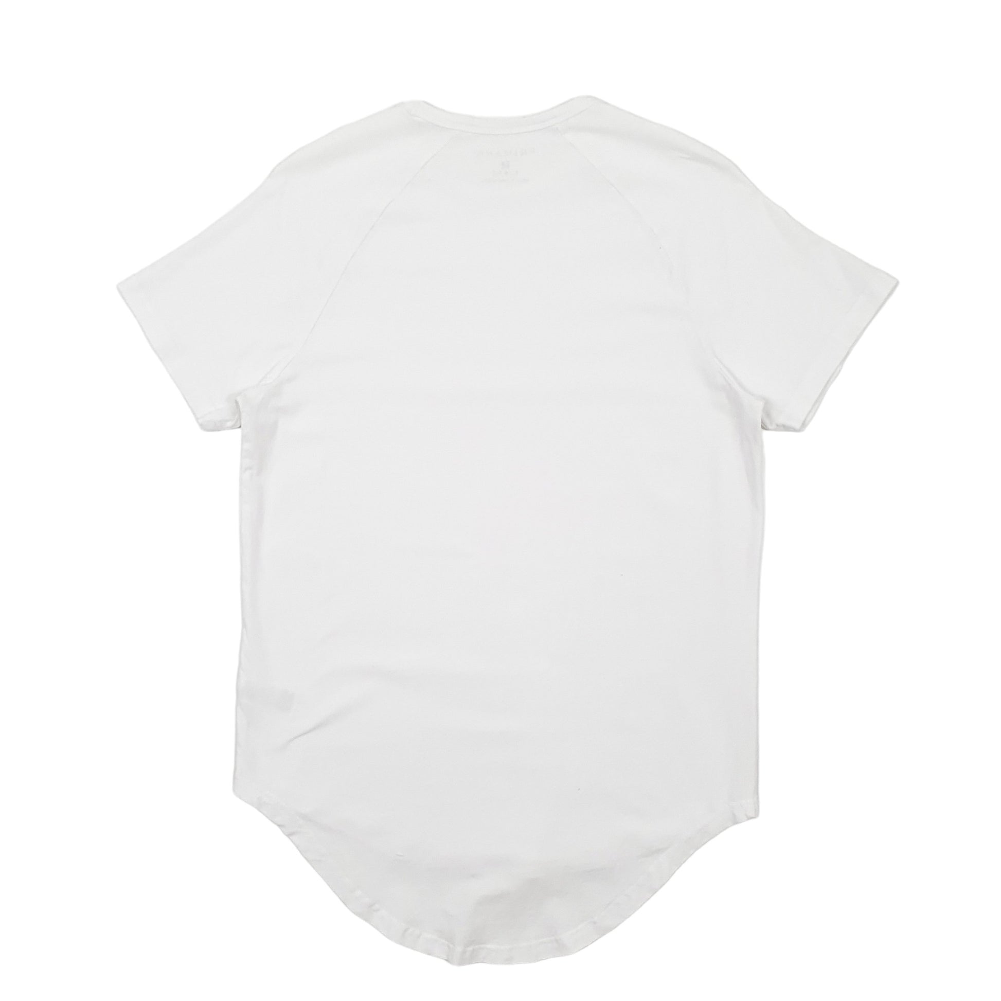 Mens White Primark Slim Fit Short Sleeve T Shirt
