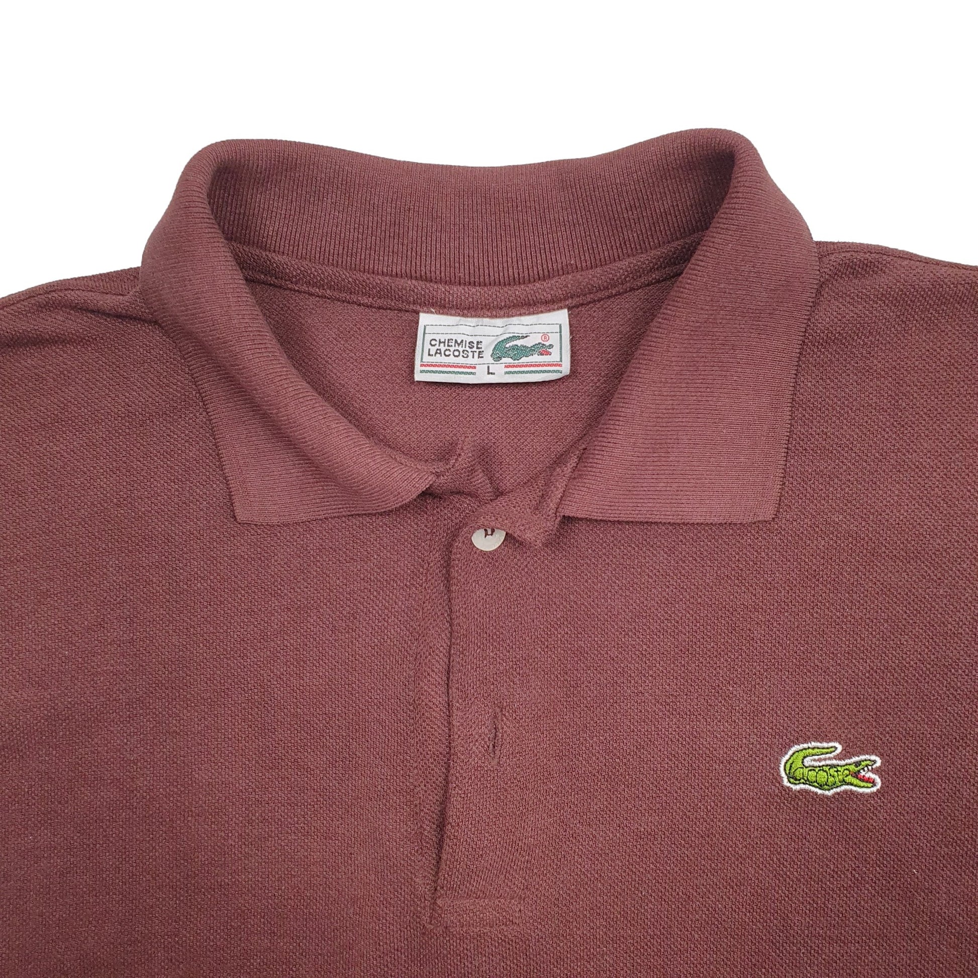 Mens Brown Lacoste  Short Sleeve Polo Shirt