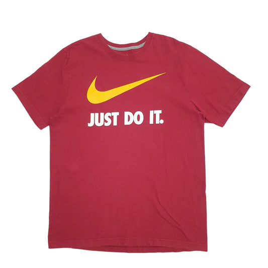 Mens Burgundy Nike  Short Sleeve T Shirt