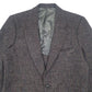 Mens Grey Harris Tweed Tailored In USA Vintage Scottish Wool  Coat