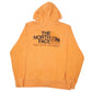 Mens Orange The North Face Hoodie Fine Alpine Equipment Spellout Full Zip Jumper