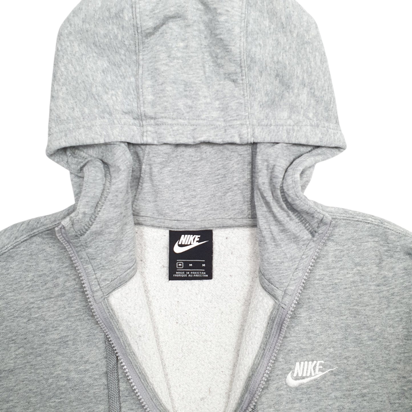 Mens Grey Nike Quarter Zip Hoodie Jumper