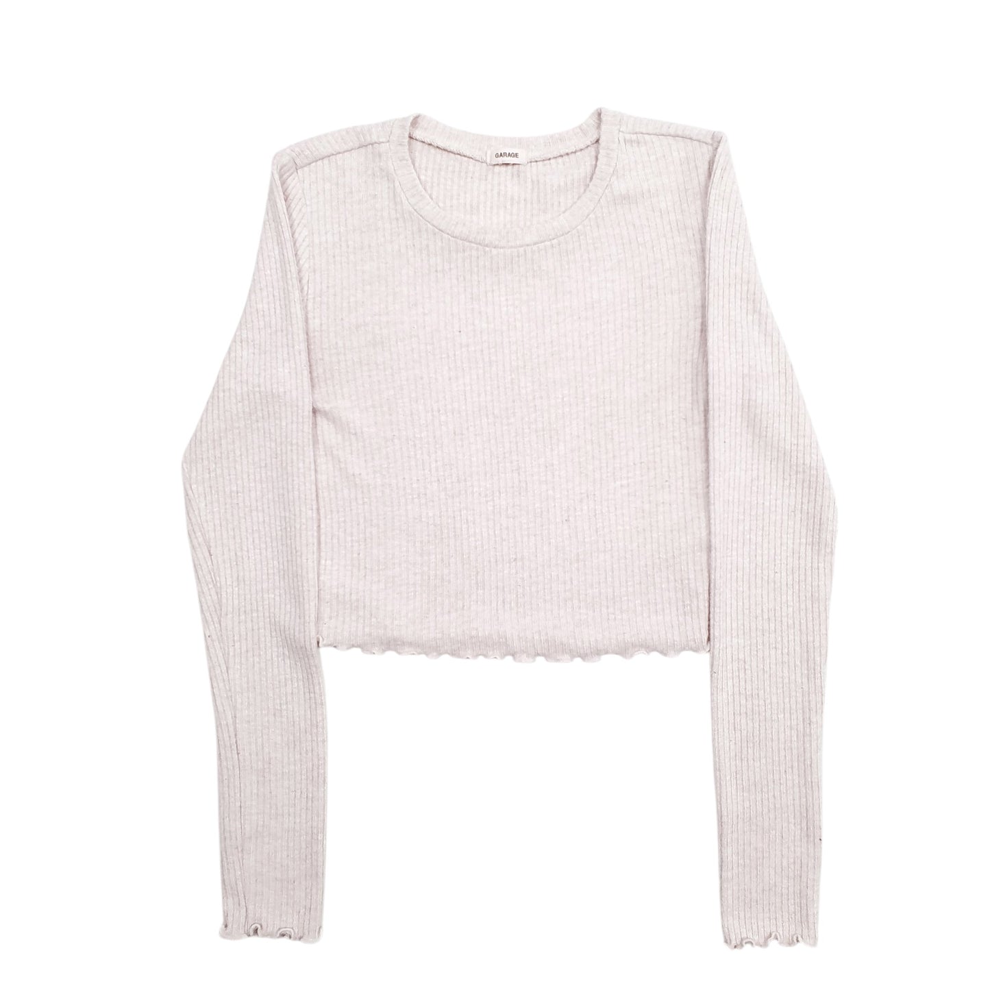 Womens Grey Garage  Long Sleeve T Shirt