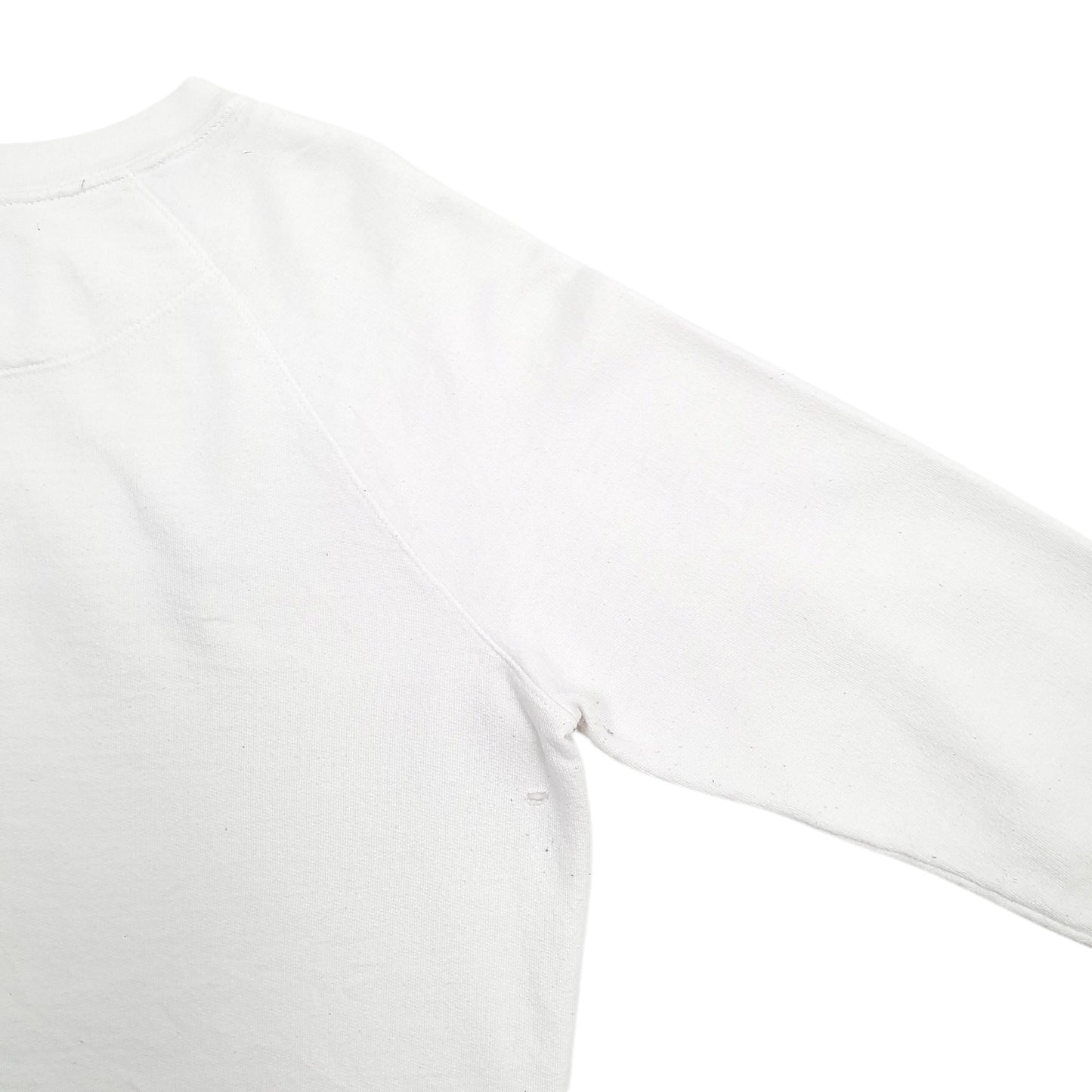 Womens White Champion Spellout Crewneck Jumper