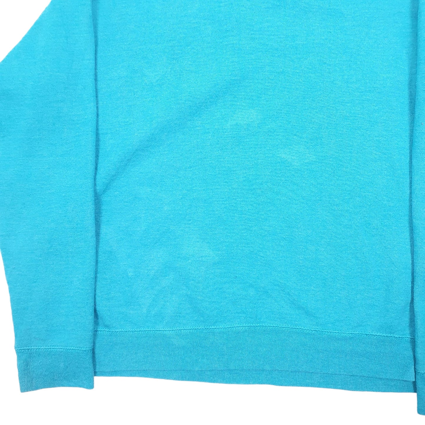 Womens Turquoise Hanes Soft Sweats Crewneck Jumper