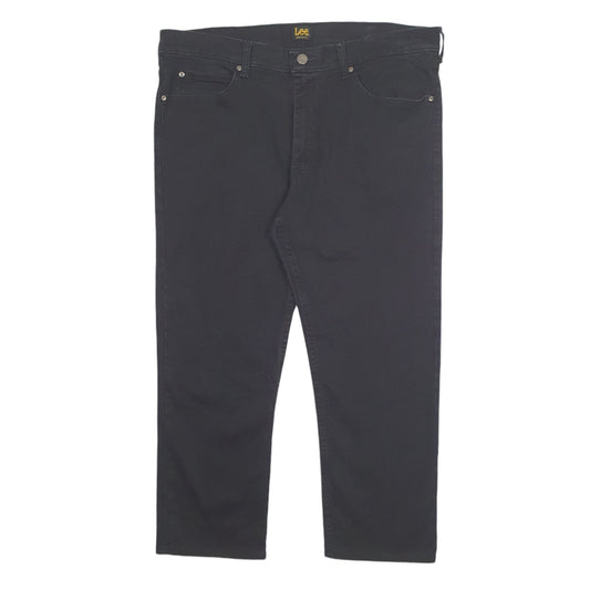 Mens Black Lee Casual JeansW38 L28