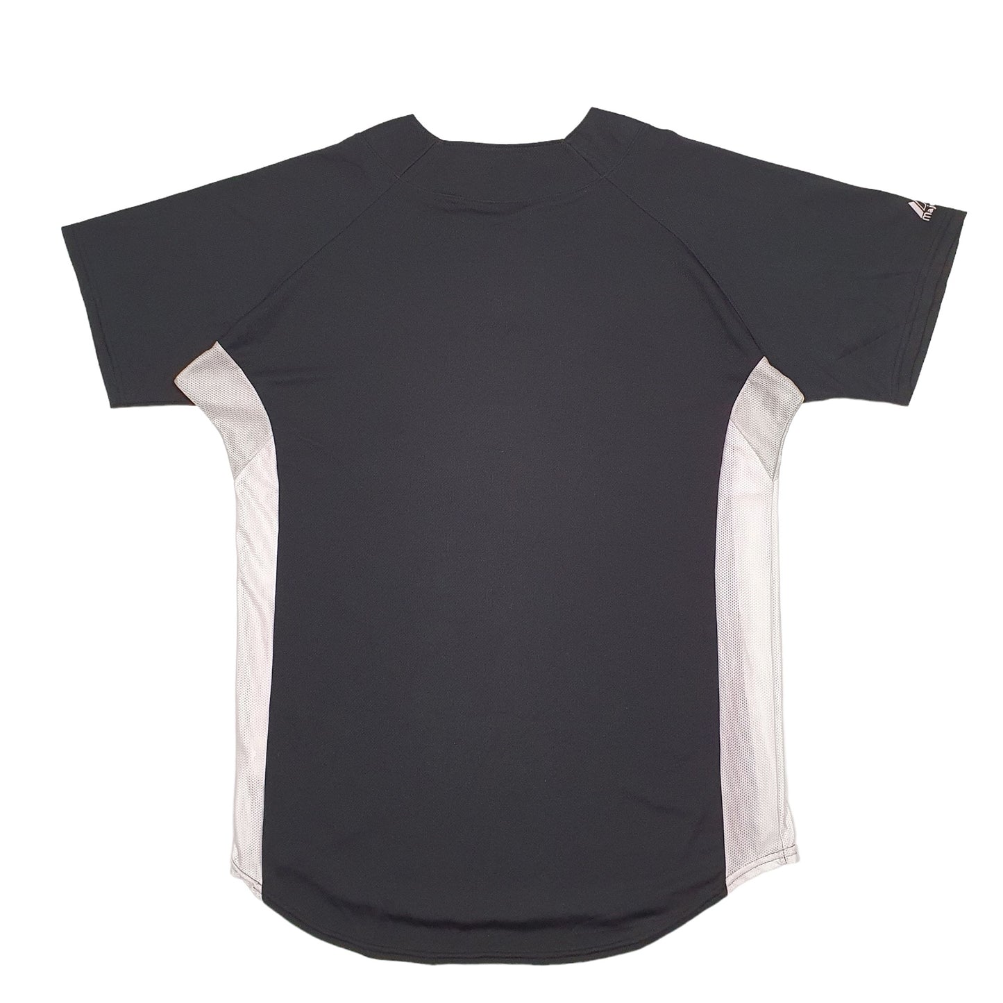 Mens Black Majestic MLB Baseball Jersey Philadelphia Phillies Short Sleeve T Shirt