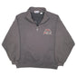 Mens Black Fila  Quarter Zip Jumper