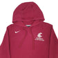 Womens Burgundy Nike Womens Club Soccer Hoodie Jumper