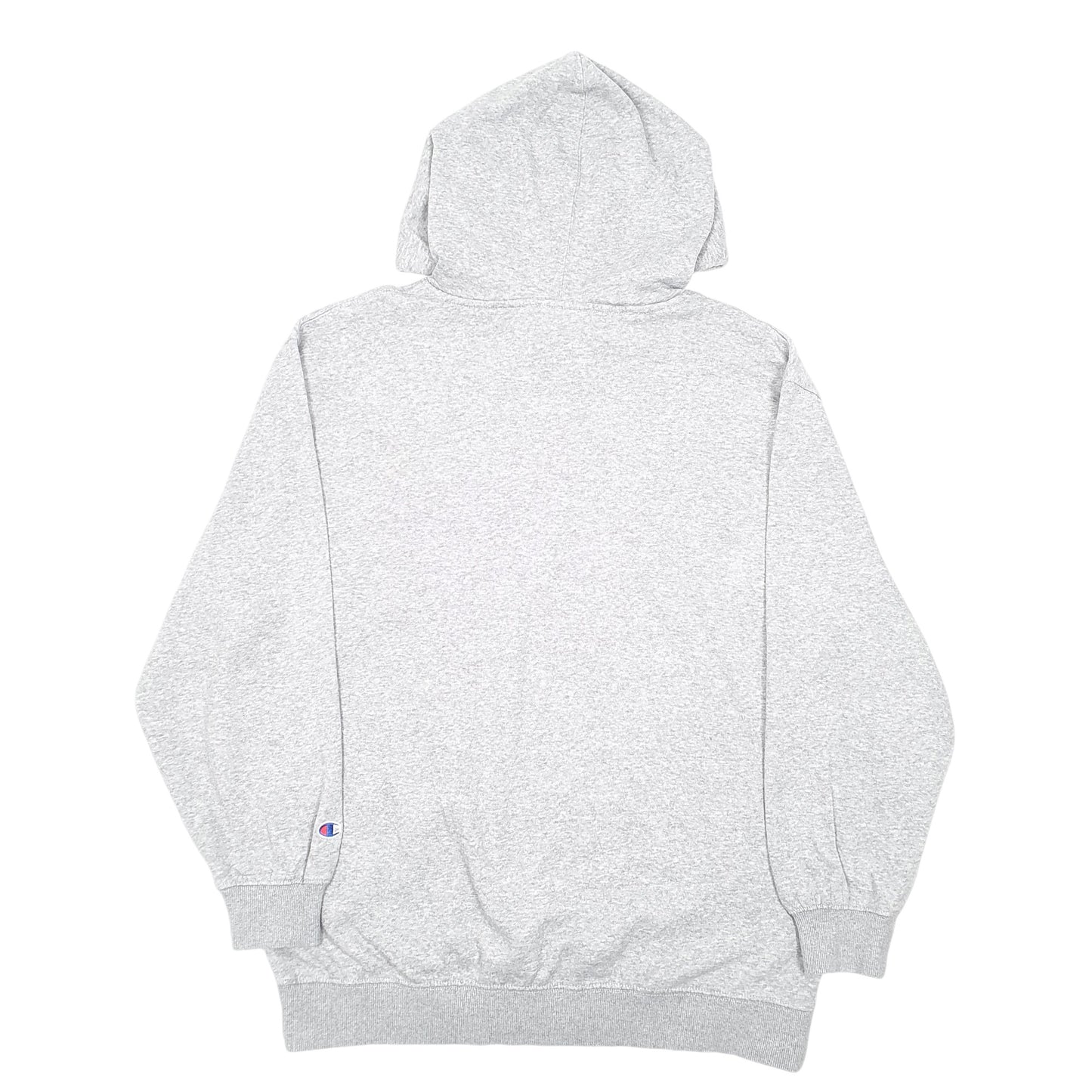 Womens Grey Champion Script Hoodie Jumper