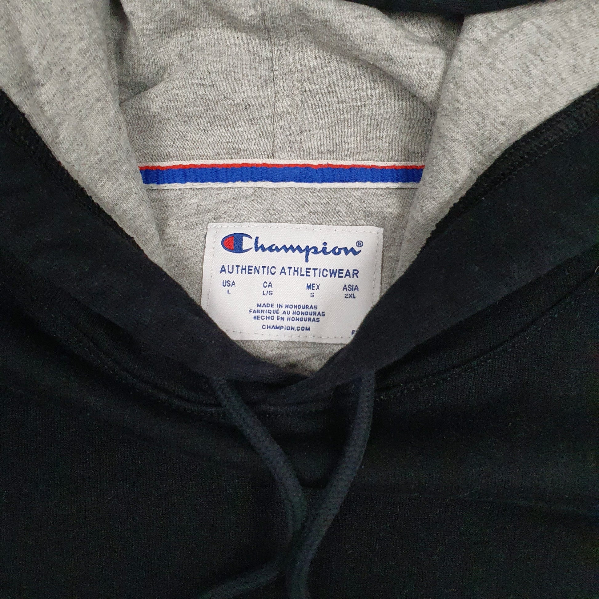 Mens Black Champion  Hoodie Jumper