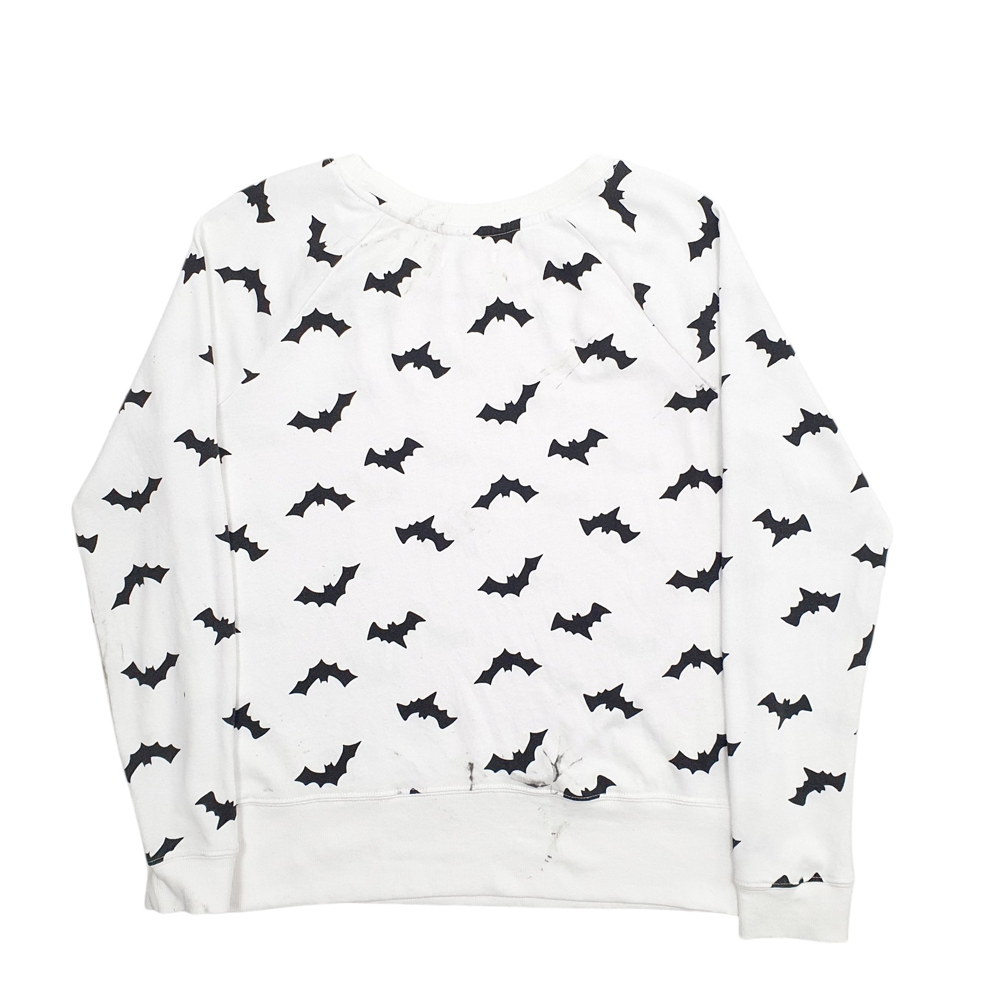 Womens White Grayson Threads Bats Crewneck Jumper