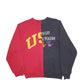 Mens Red Champion Reworked Crewneck Jumper