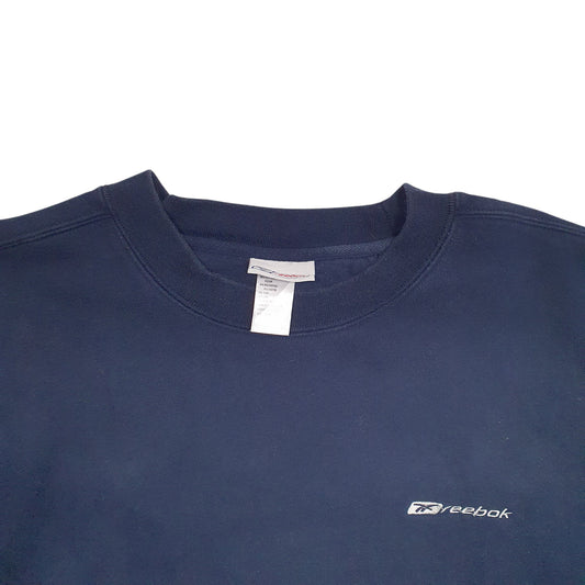 Mens Navy Reebok  Crewneck Jumper