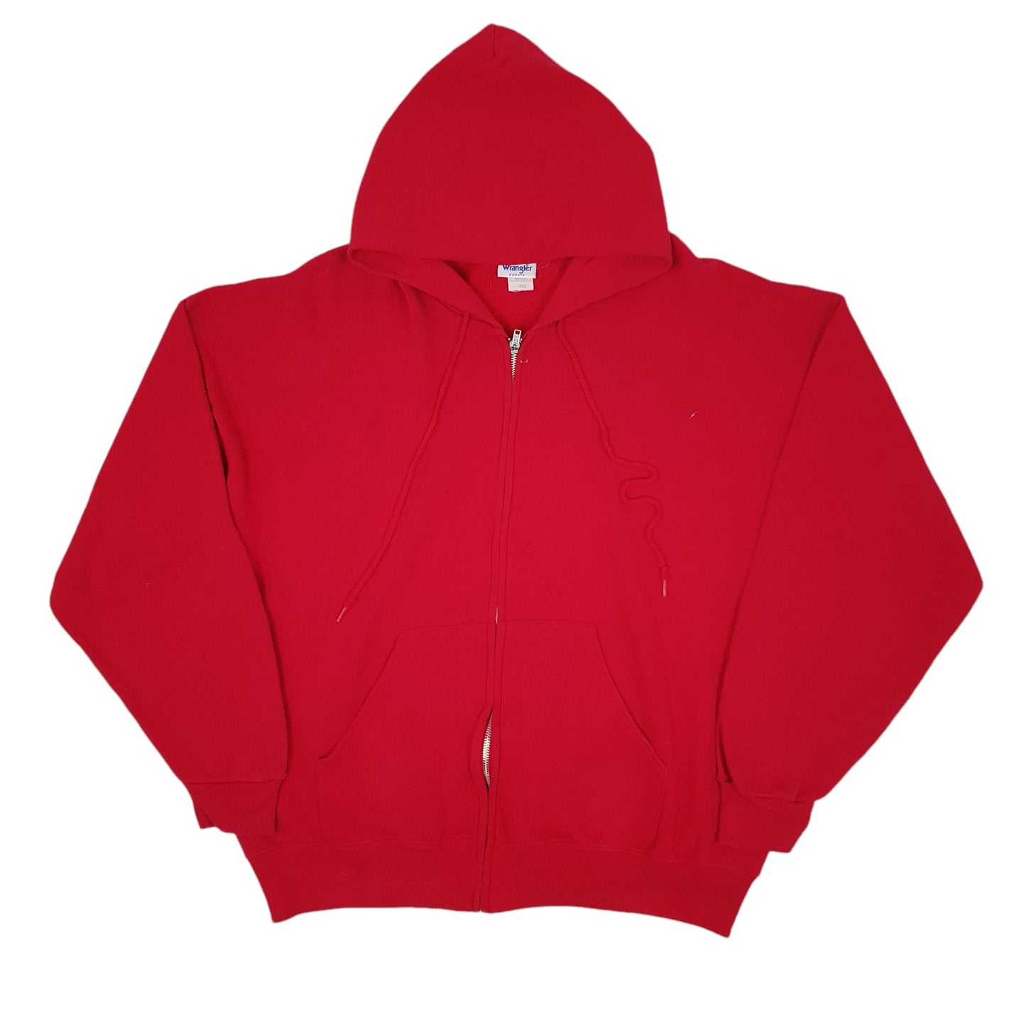 Mens Red Wrangler Vintage 1980s, Made in USA Full Zip Jumper