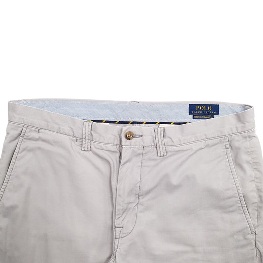 Mens Grey Polo Ralph Lauren Stretch Fit Vintage 2000's Chino Trousers