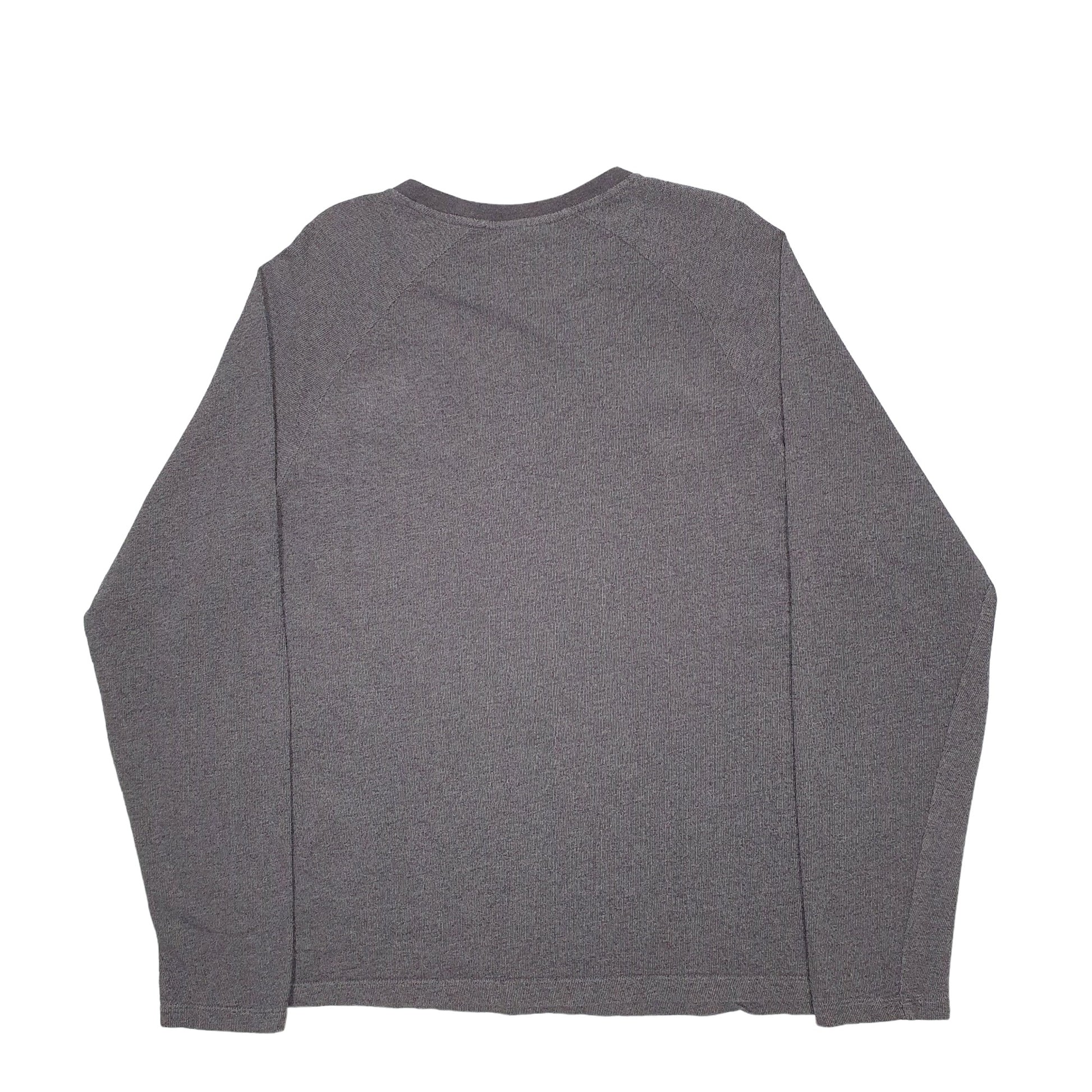 Mens Grey Patagonia  Long Sleeve T Shirt