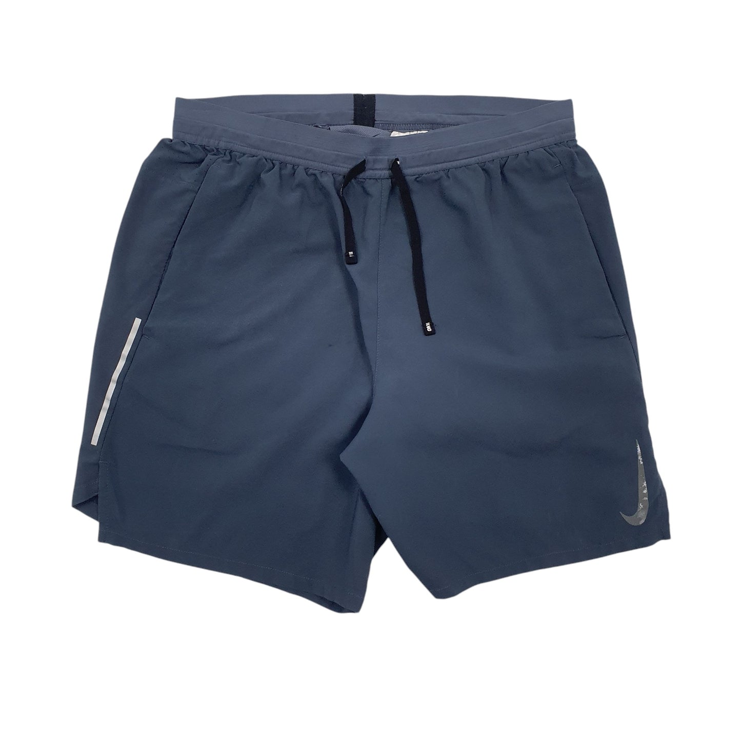 Mens Navy Nike Stretch Dri-Fit Active Wear Sport Shorts