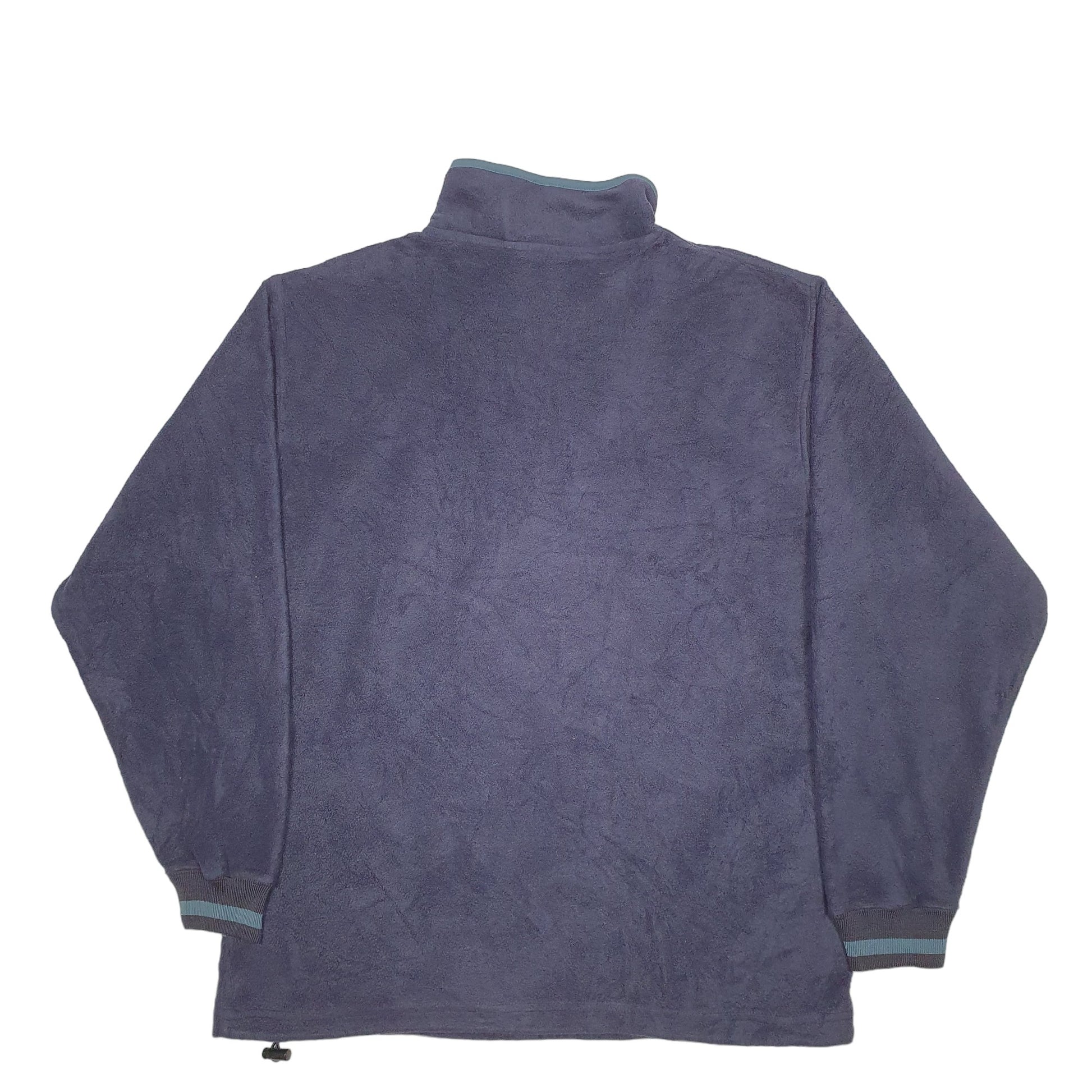 Mens Navy NFL Seattle Seahawks Football Quarter Zip Jumper