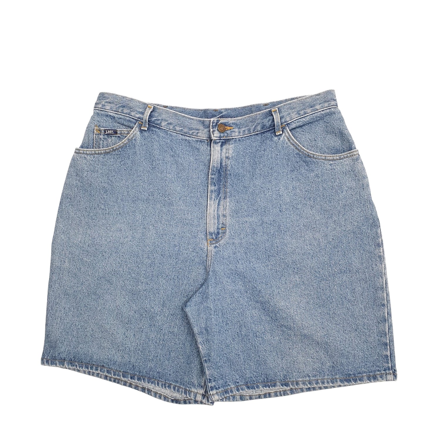 Womens Blue Lee  Denim Shorts