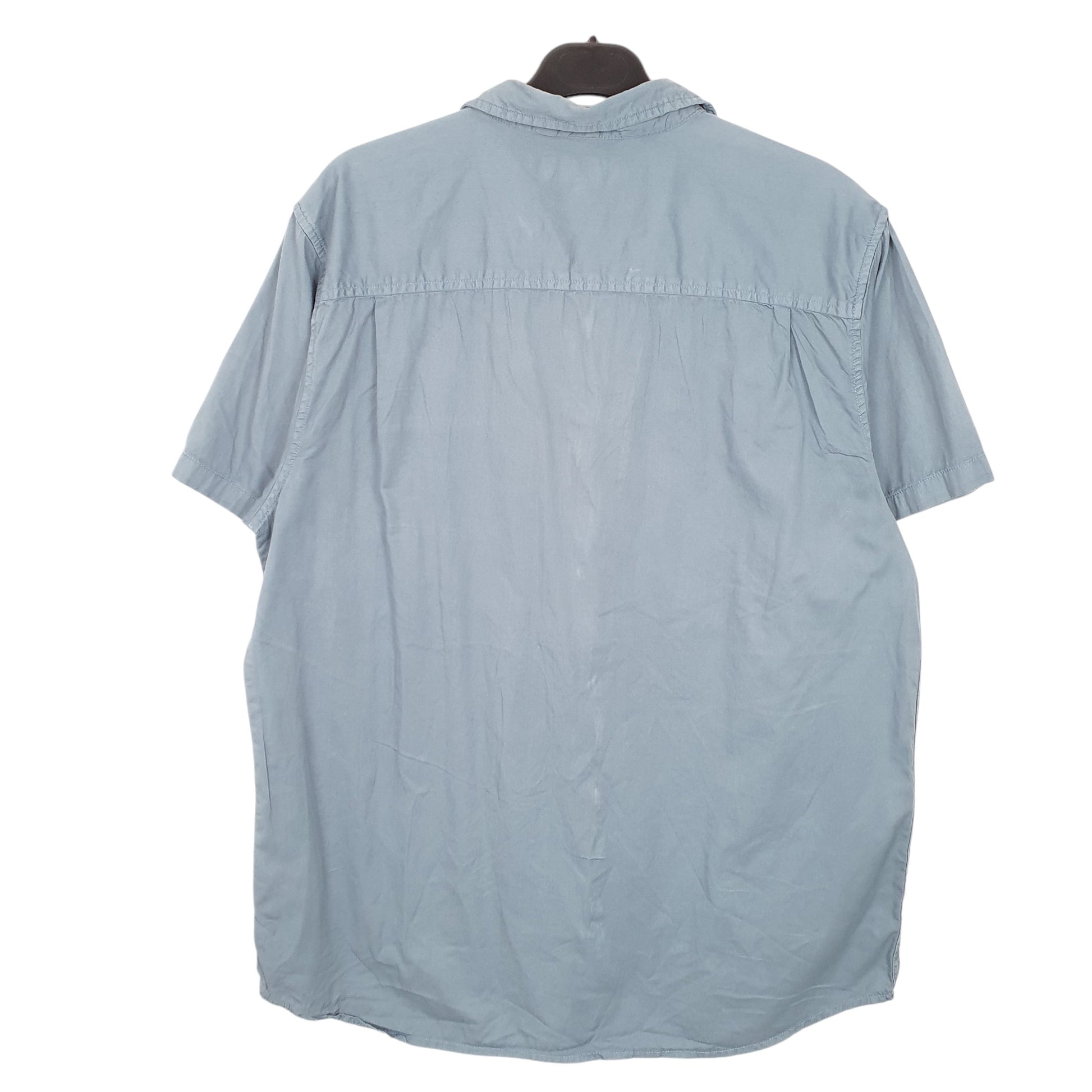 Mens Blue Roark  Short Sleeve Shirt