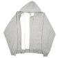 Mens Grey Champion Hoodie Full Zip Jumper