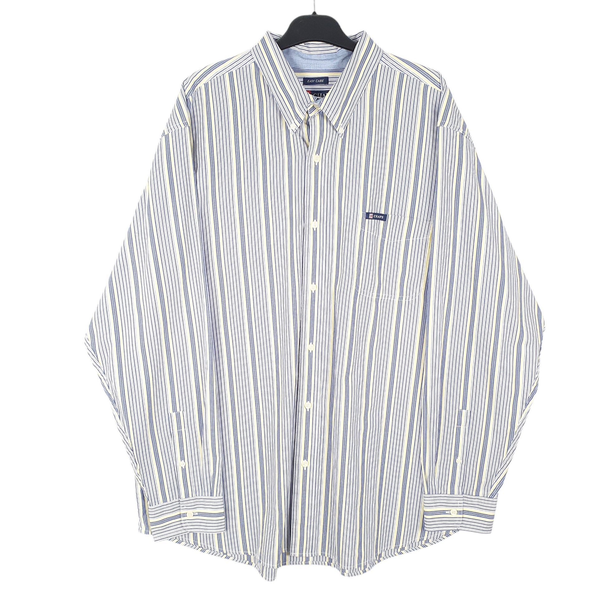 Mens White Chaps  Long Sleeve Shirt