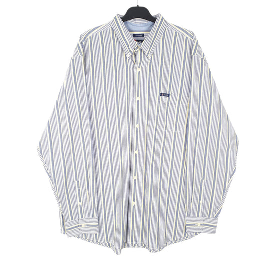 Mens White Chaps  Long Sleeve Shirt