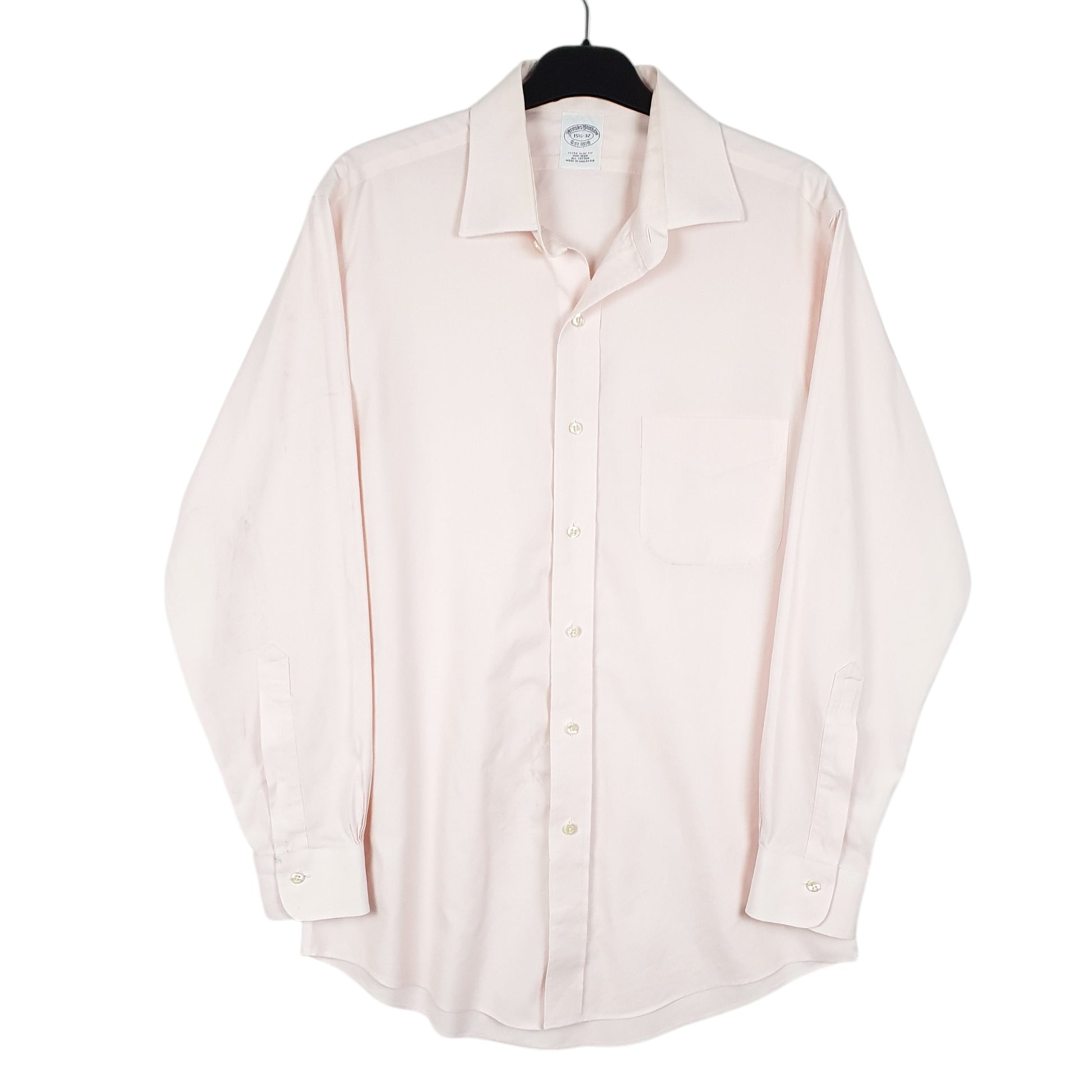 Mens Pink Brooks Brothers  Long Sleeve Shirt