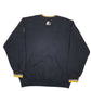 Mens Black Starter Vintage Pro Line Pittsburgh Steelers NFL Football USA Crewneck Jumper