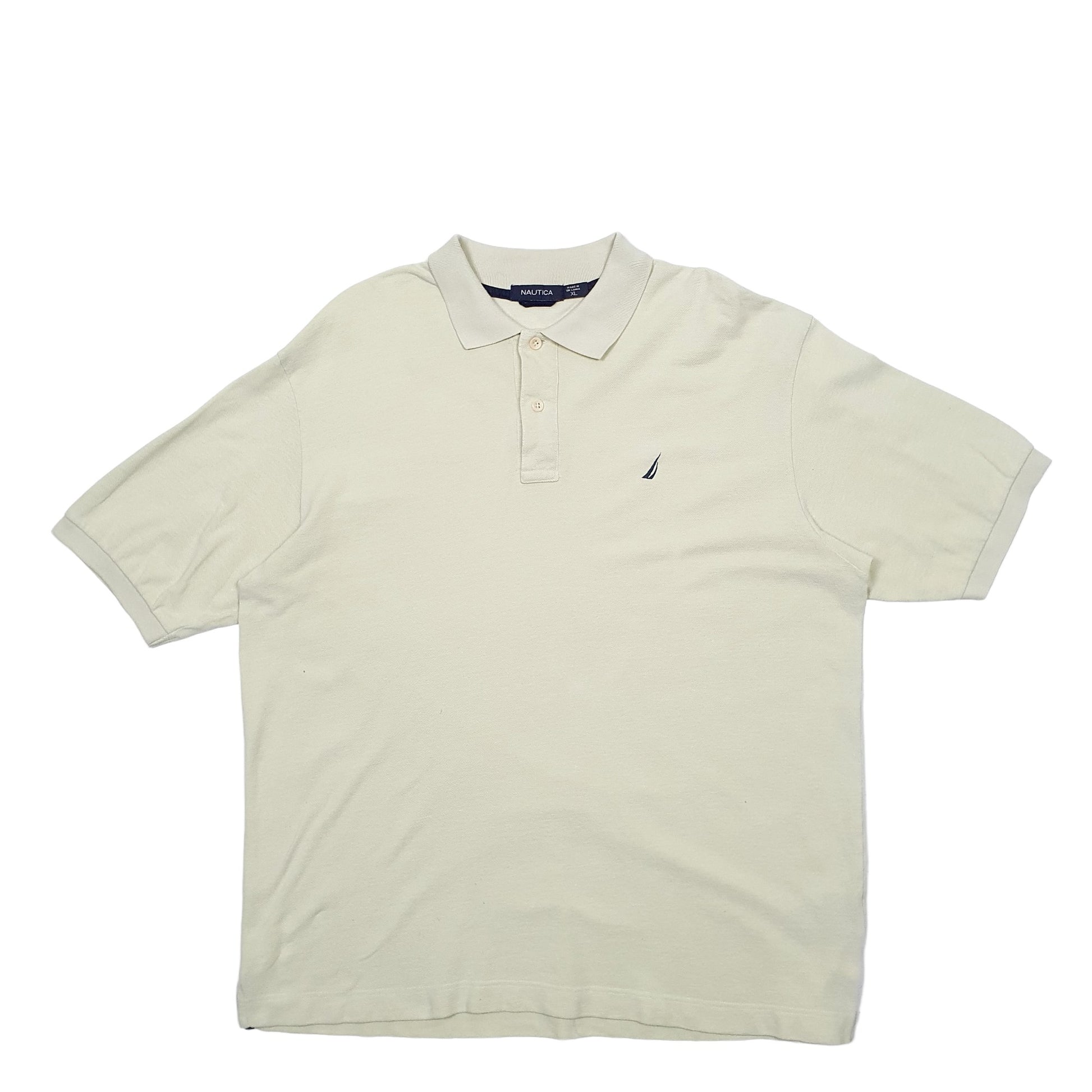 Mens Green Nautica  Short Sleeve Polo Shirt