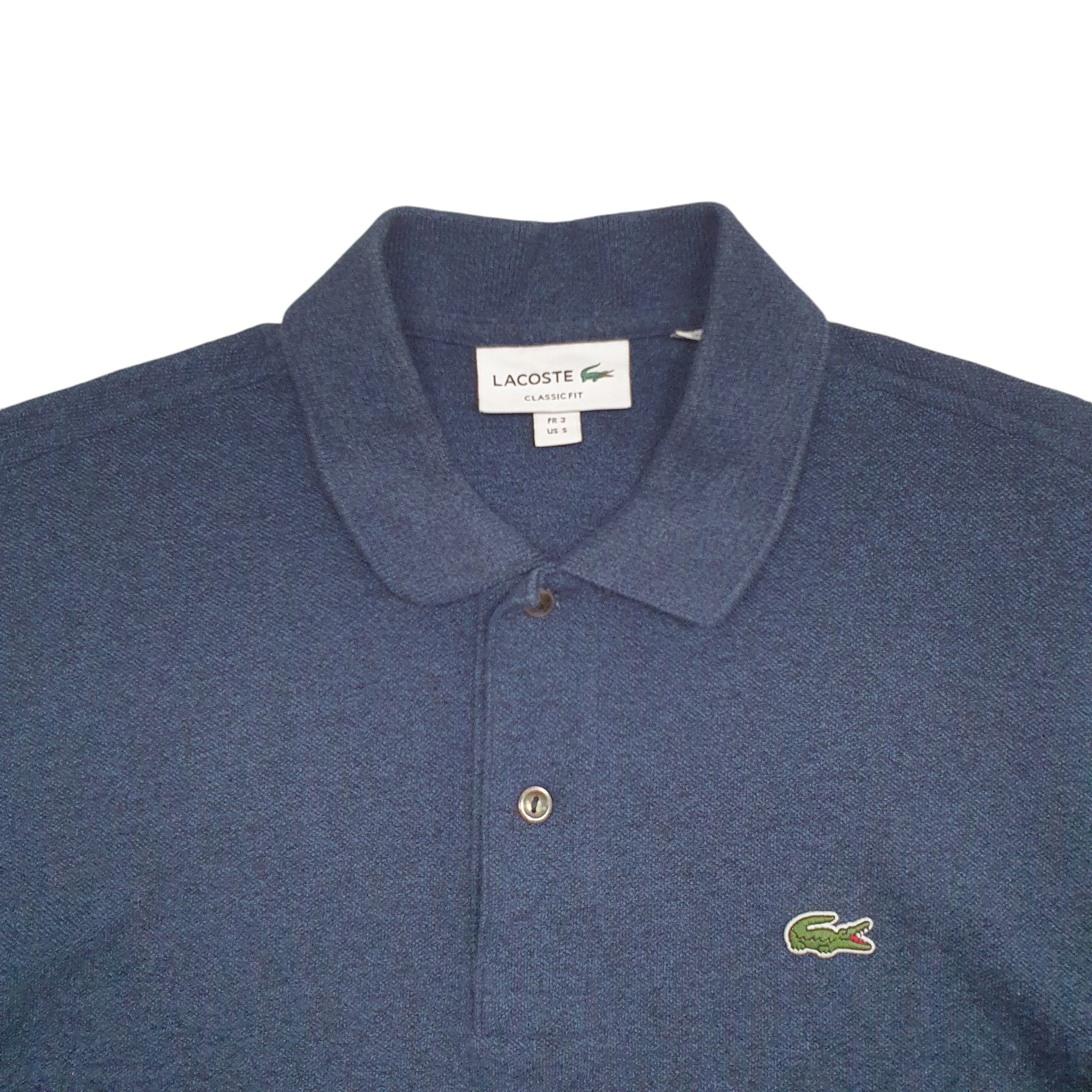 Mens Navy Lacoste  Short Sleeve Polo Shirt