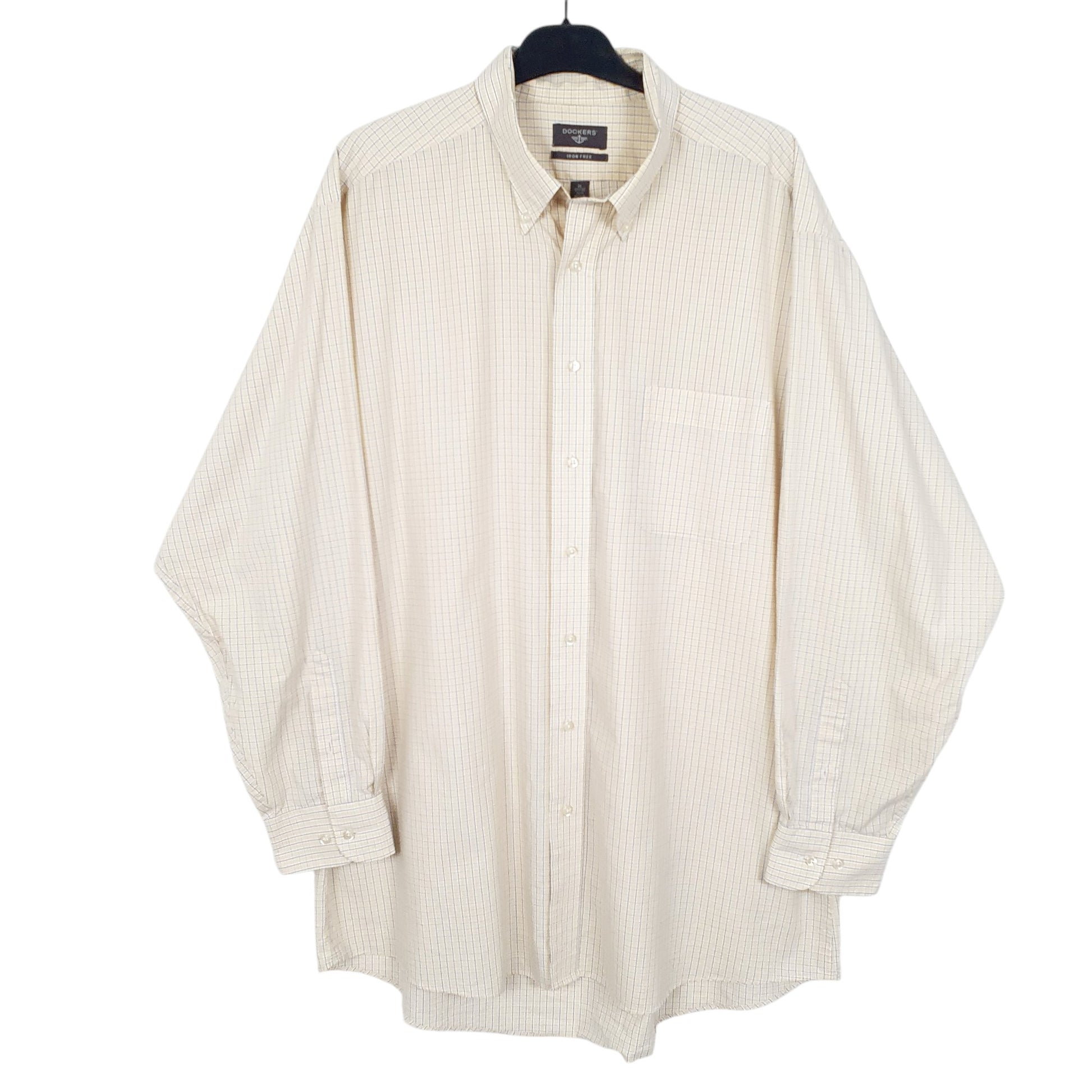 Mens Yellow Dockers  Long Sleeve Shirt